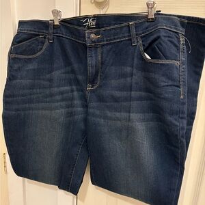 Old Navy Dark Blue Flare & Wide Leg Jeans